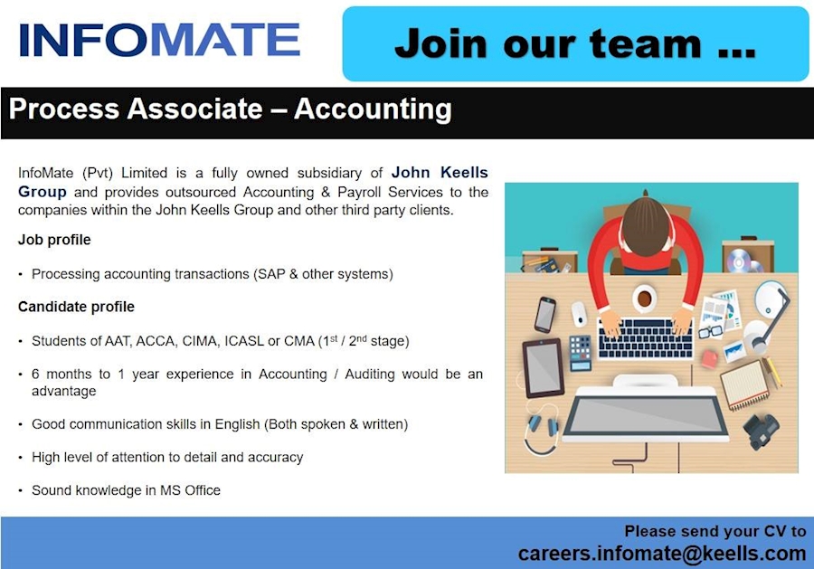 Process Associate Accounting at InfoMate