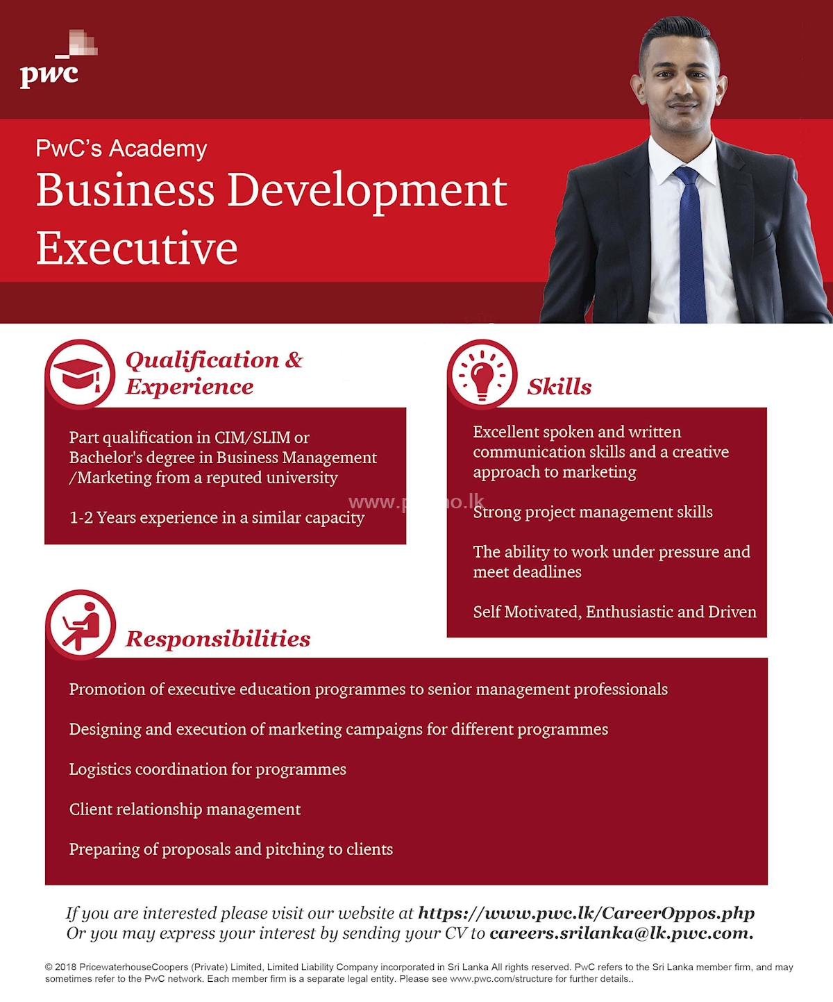 Business Development Executive at PWC