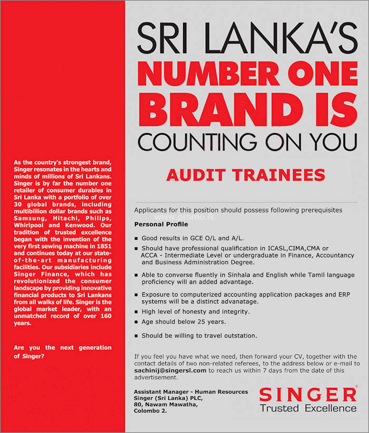 audit-trainees-at-singer