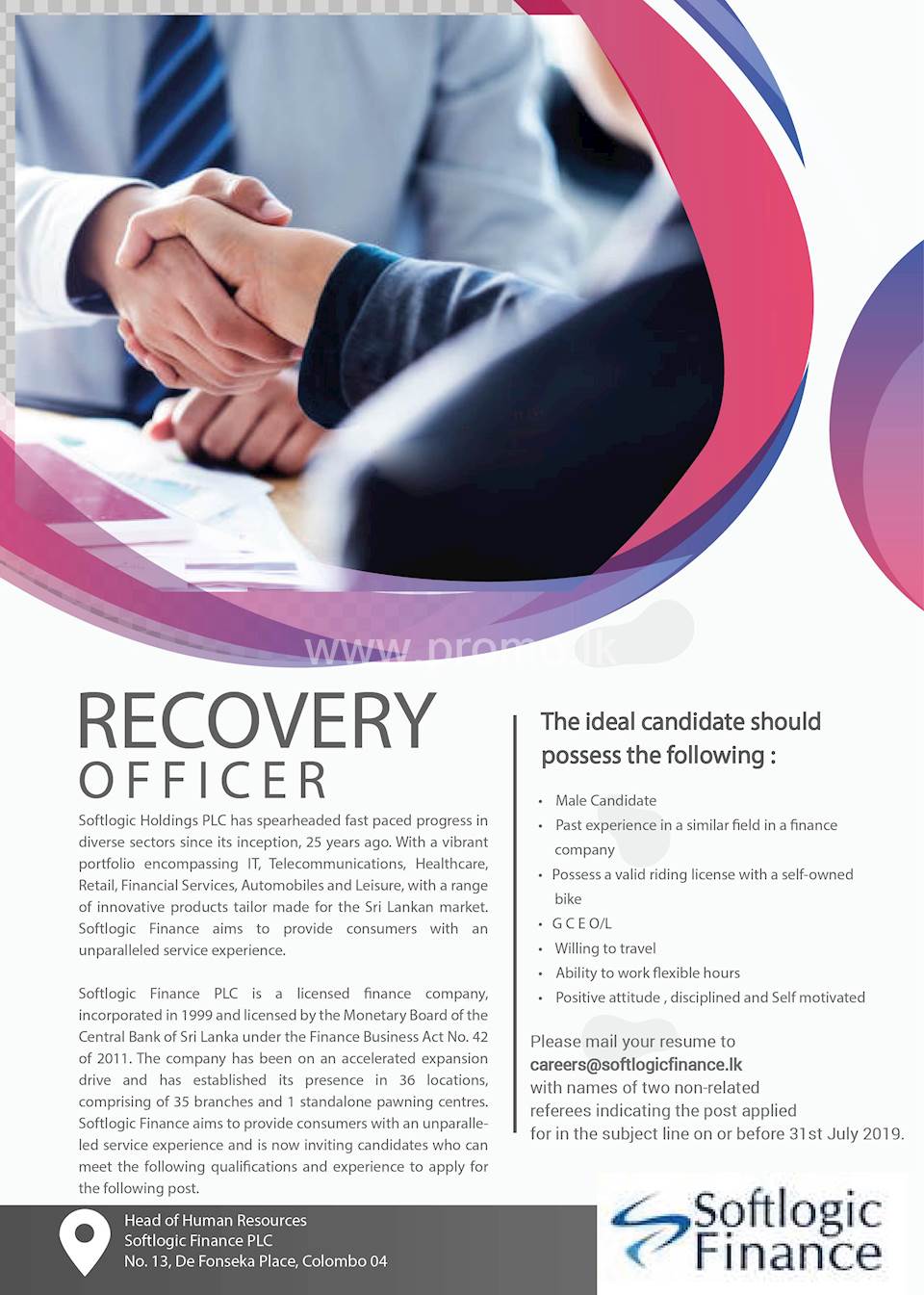 recovery-officer-at-softlogic-holdings-plc