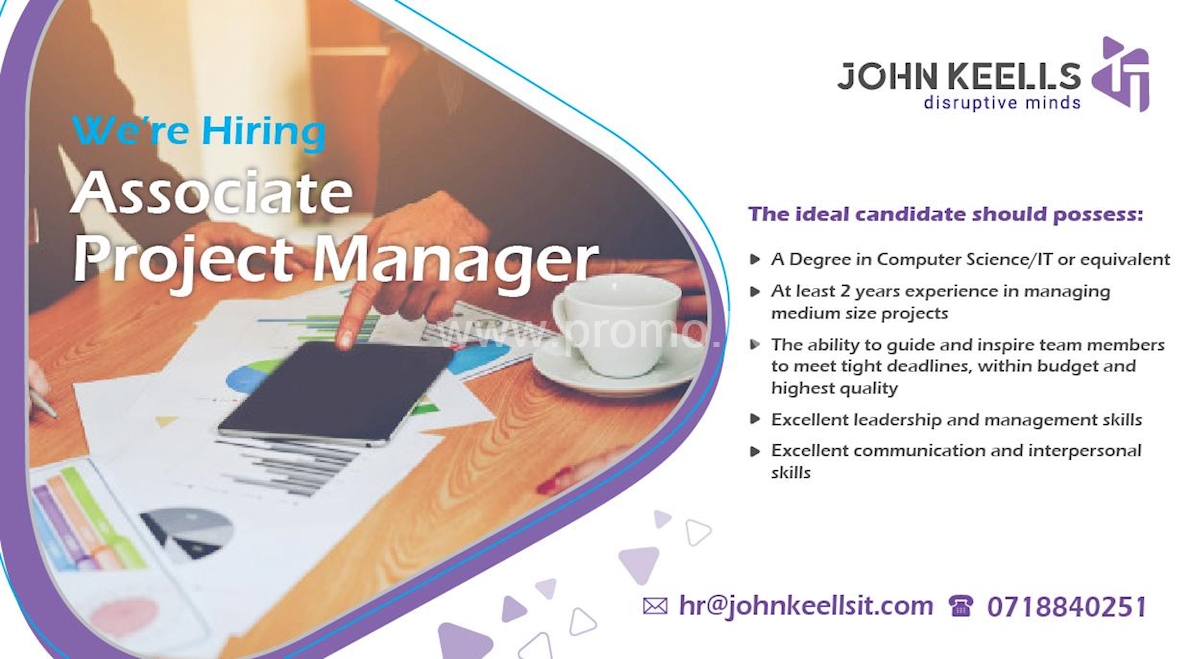 Associate Project Manager At John Keells Holdings