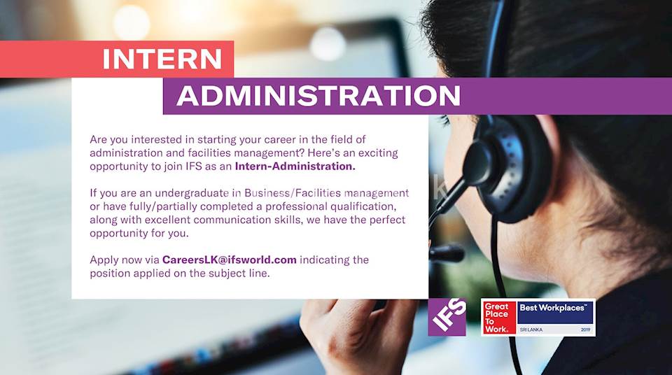 Intern Administration at IFS Sri Lanka