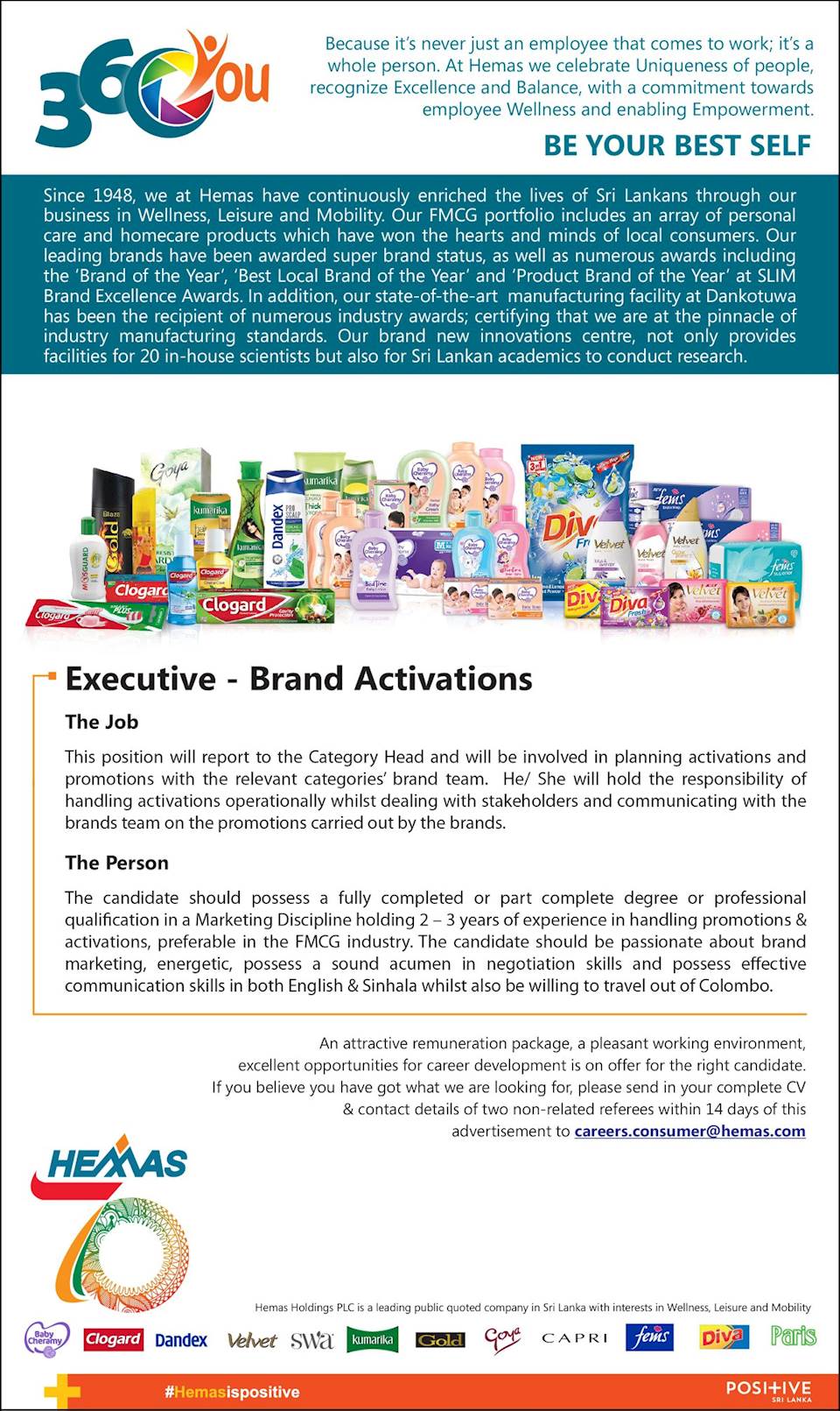 Executive Brand Activations at Hemas Holdings