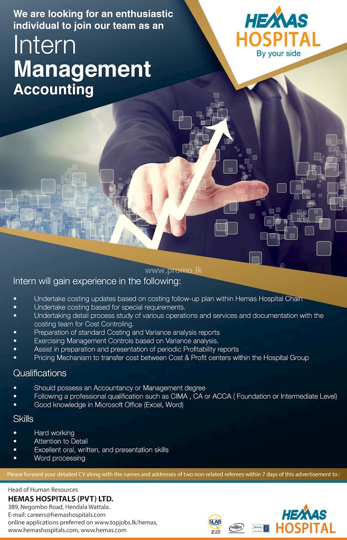 Intern Management Accounting at Hemas Hospitals