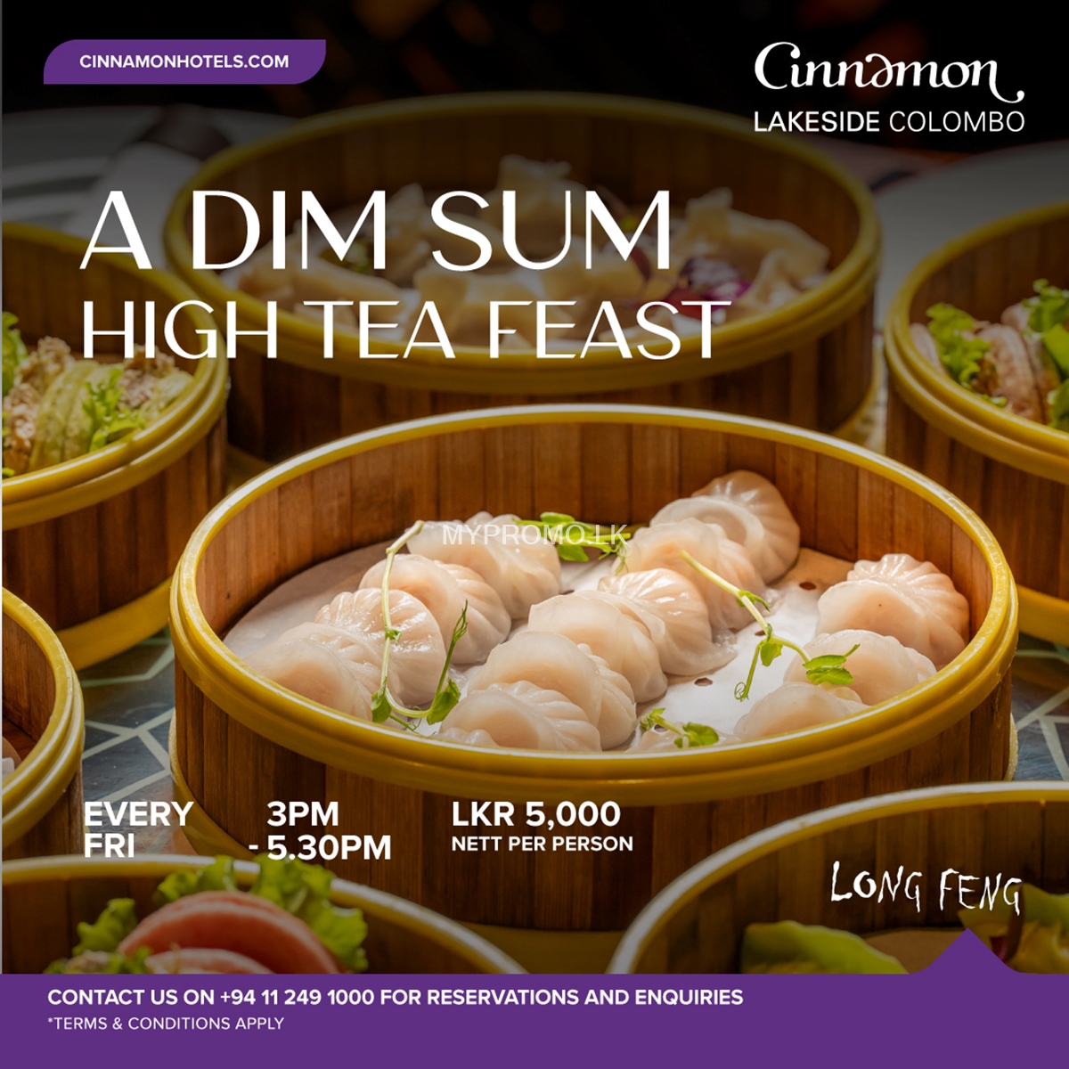 Dim Sum High Tea at Cinnamon Lakeside Colombo