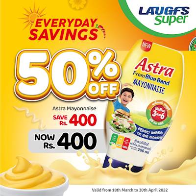 Astra Mayonnaise 280ml for just Rs. 400