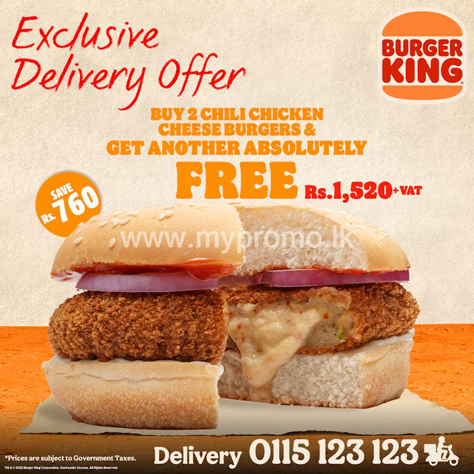 Exclusive Delivery offer at Burger King