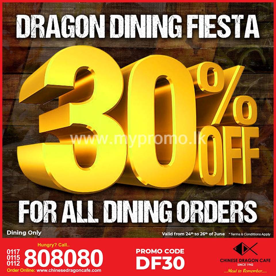 Dragon Dining Fiesta at Chinese Dragon Cafe
