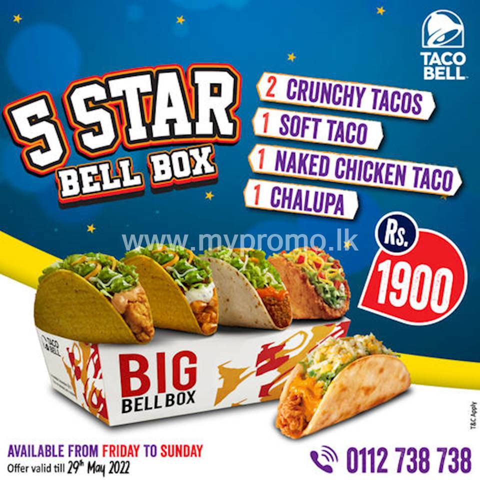 5 Star Bell Box from Taco Bell!