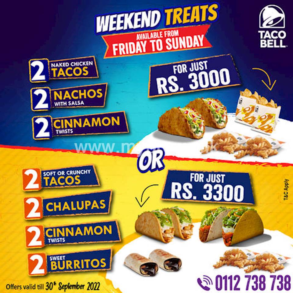 Weekend Treats from Taco Bell!