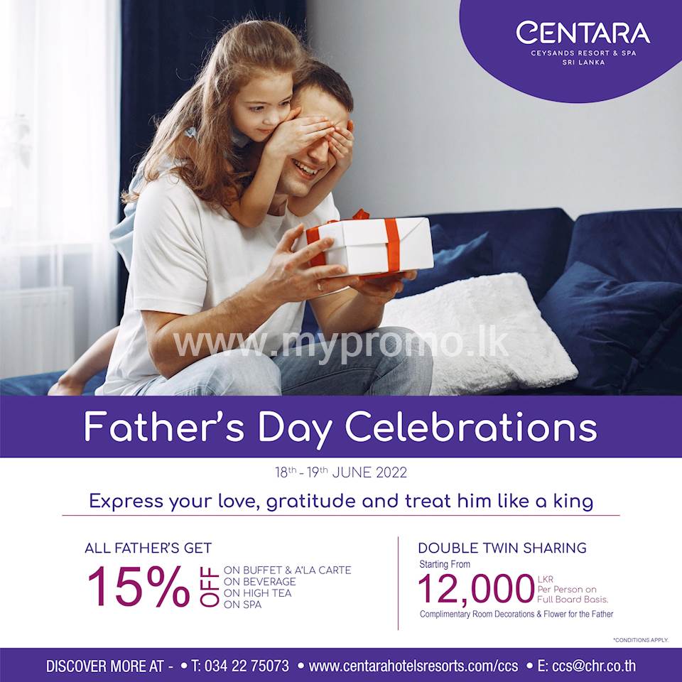  Father's Day at Centara Ceysands!