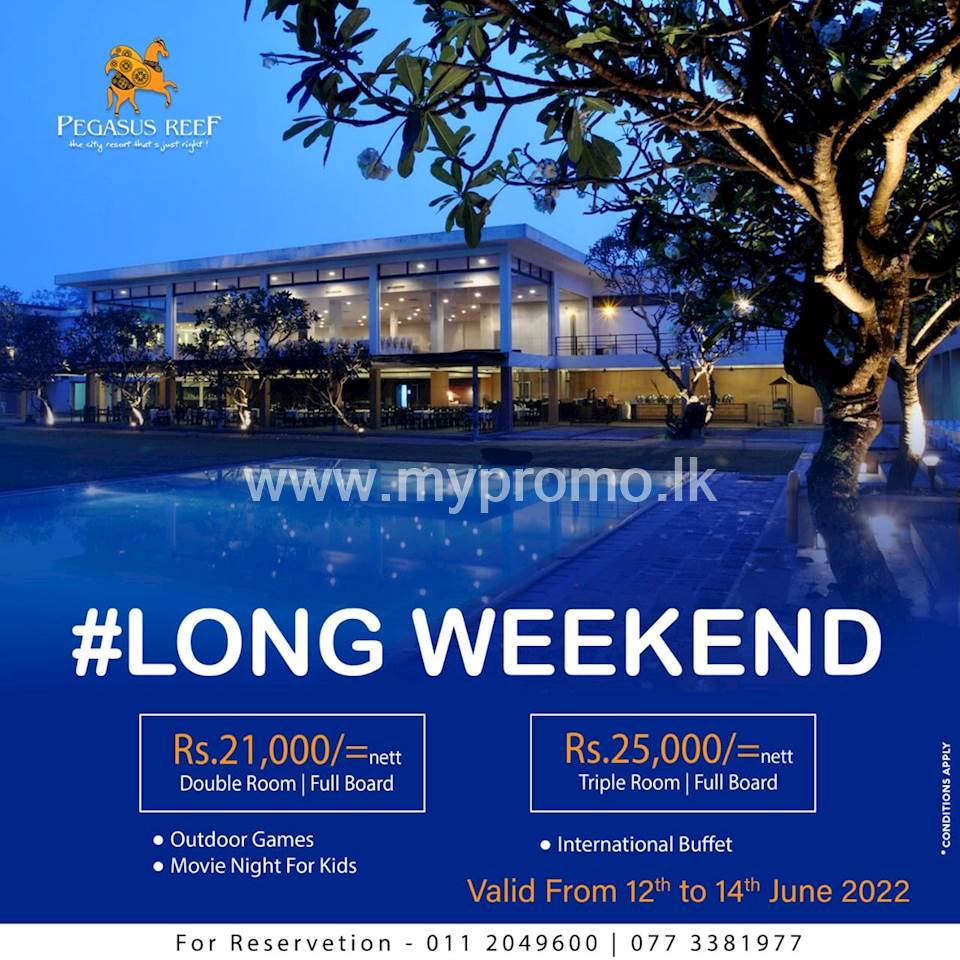 Long Weekend offer at Pegasus Reef