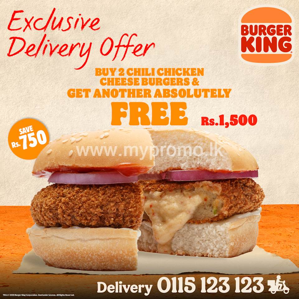 Exclusive Delivery offer at Burger King
