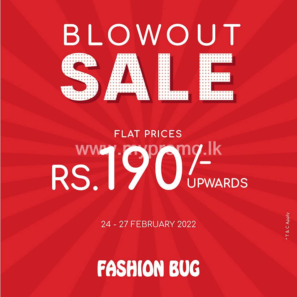 The Big Blowout Sale At Fashion Bug!