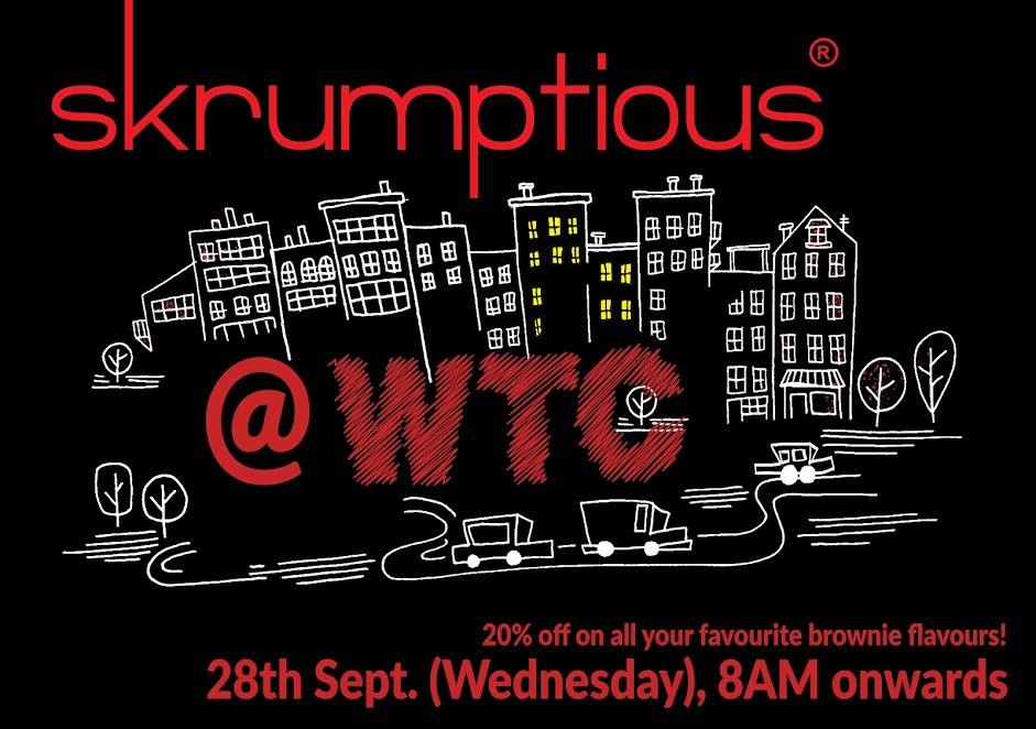 20% Discount at SKRUMPTIOUS at WTC on 28th September 2016