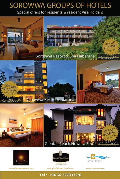 40% Discount on half board basis at Sorowwa Hotels