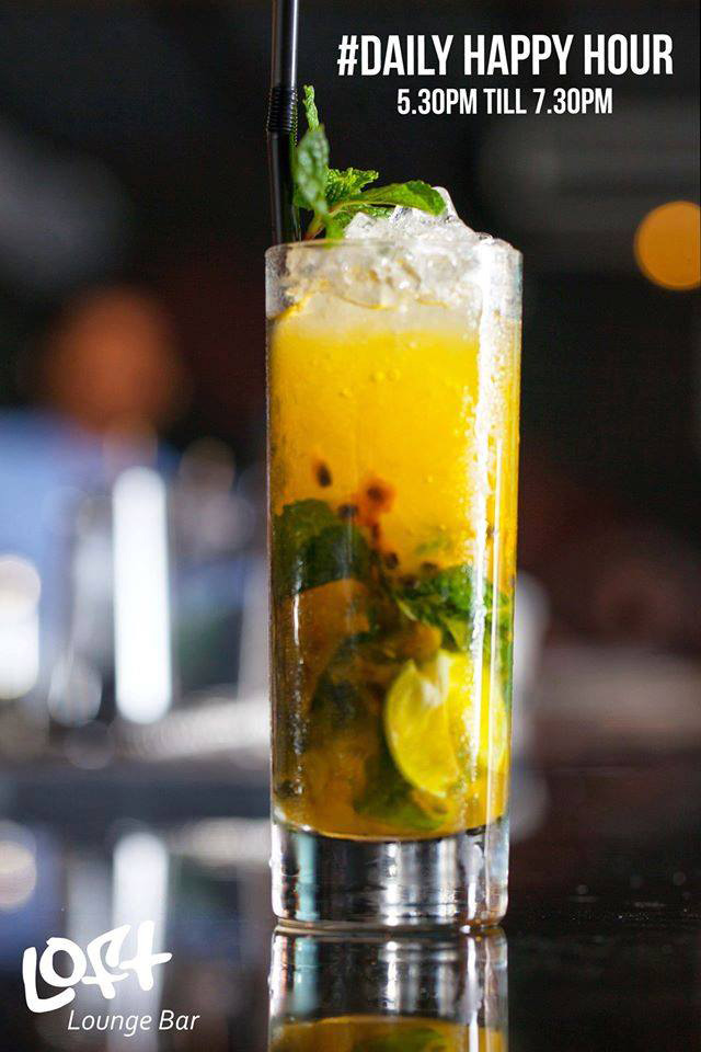 Daily Happy Hours at LOFT LOUNGE BAR