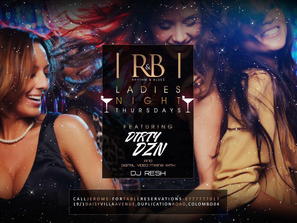 Happy Hours for Ladies 50% Discount on cocktails at Rythem and Blues on Thursdays