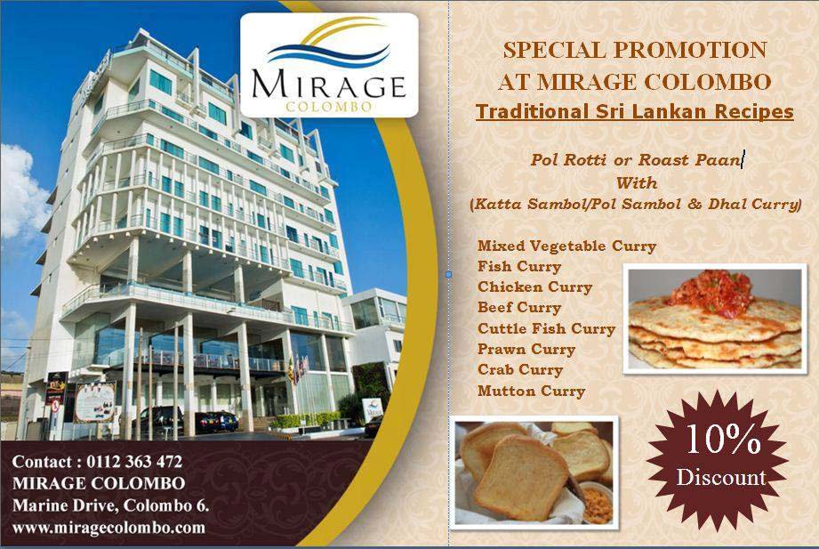 10% Special Discount promotion at Mirage Colombo