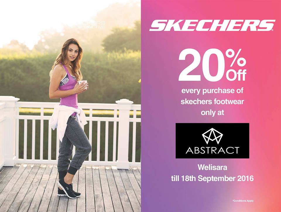 20% Discount at ABSTRACT for Skechers till 18th September 2016