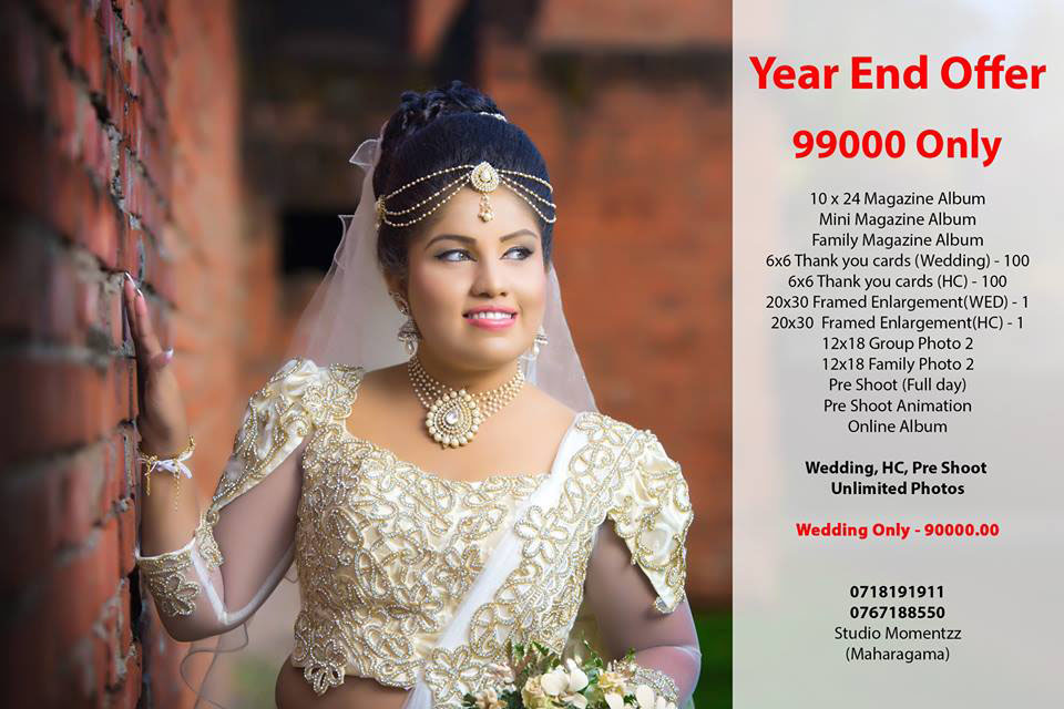 Year end Offer at STUDIO MOMENTZZ till 31st December 2016