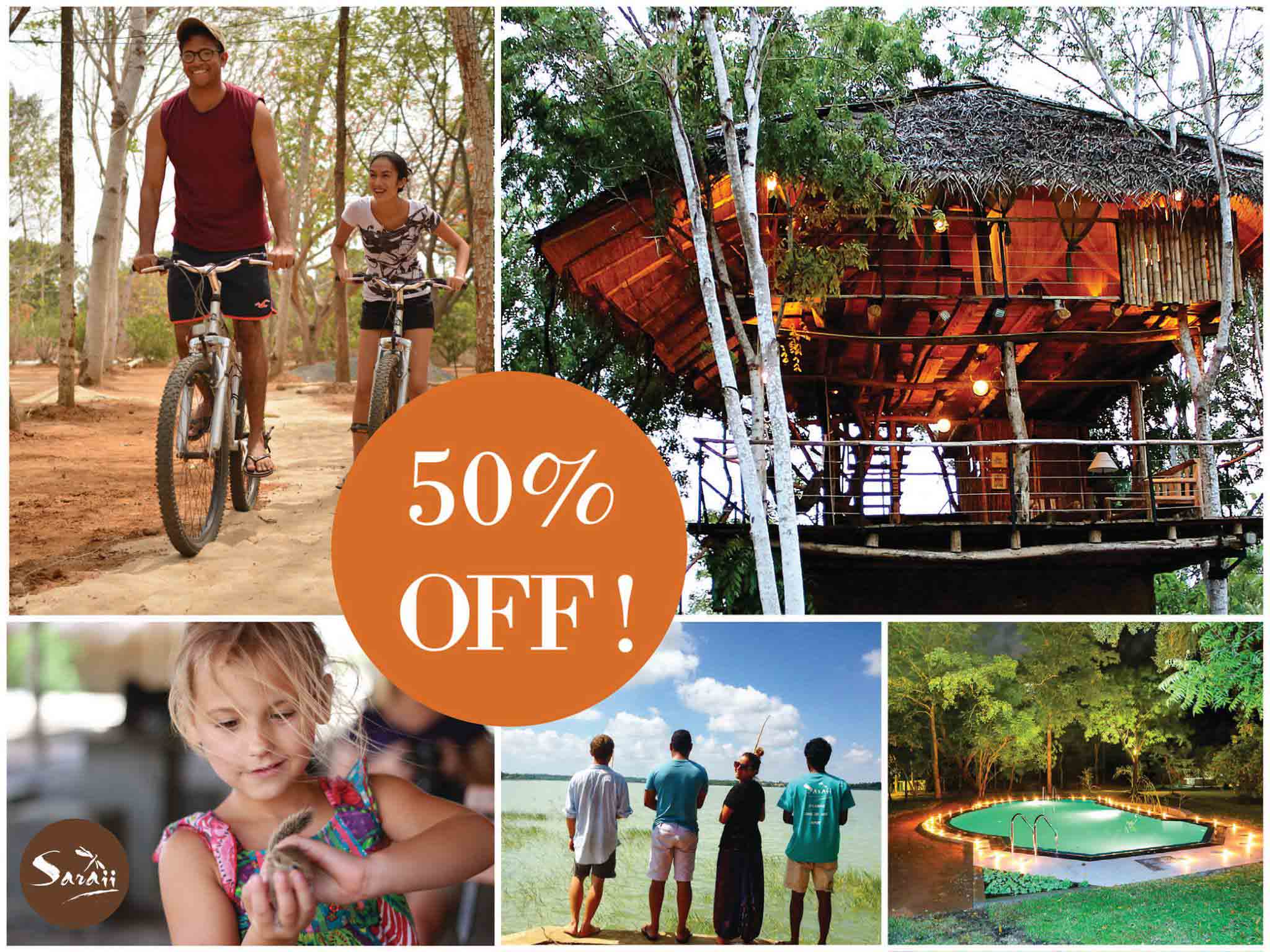 50% Discount on all rooms at SARAII VILLAGE till 20th December 2016