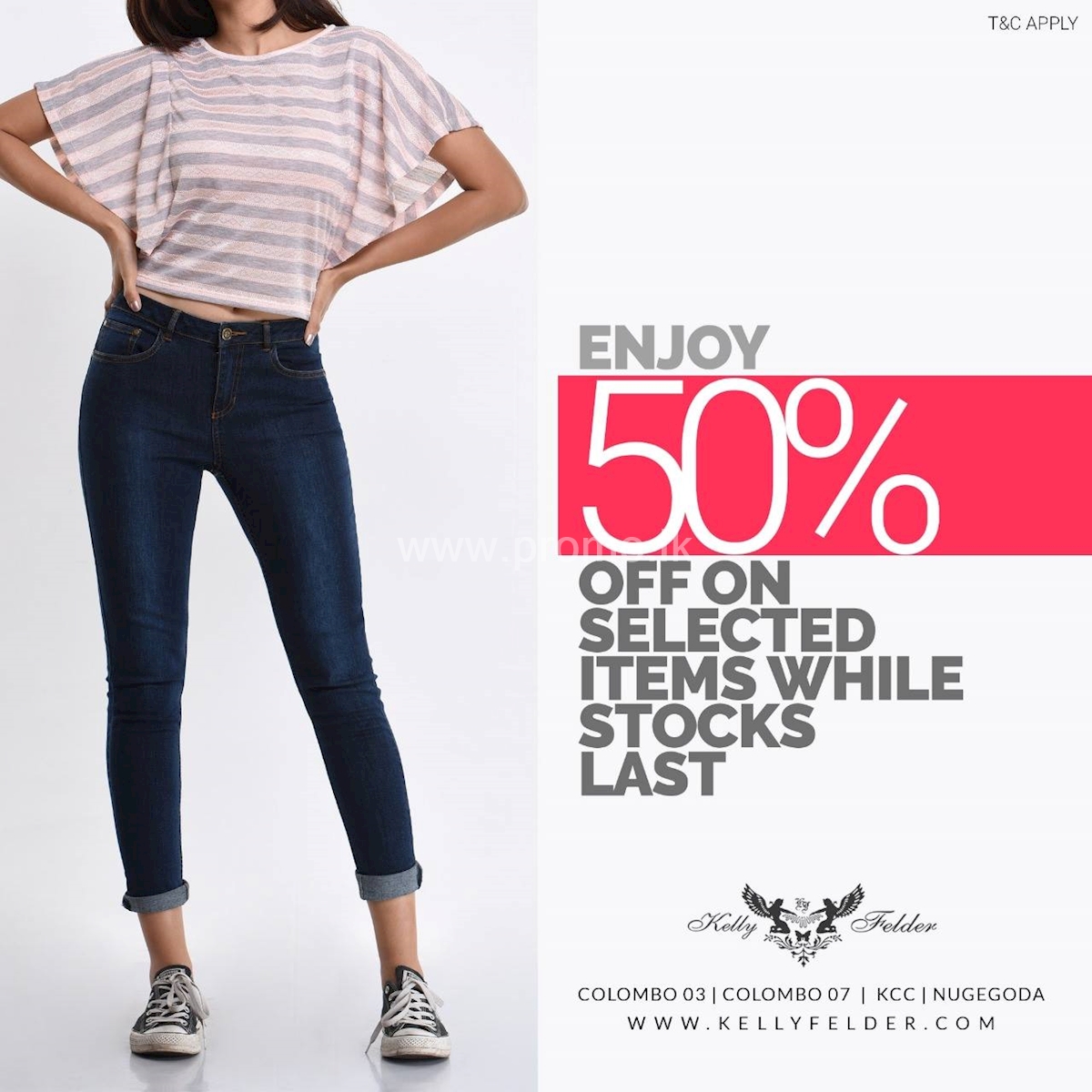 Upto 50% Off on selected Items from Kelly Felder