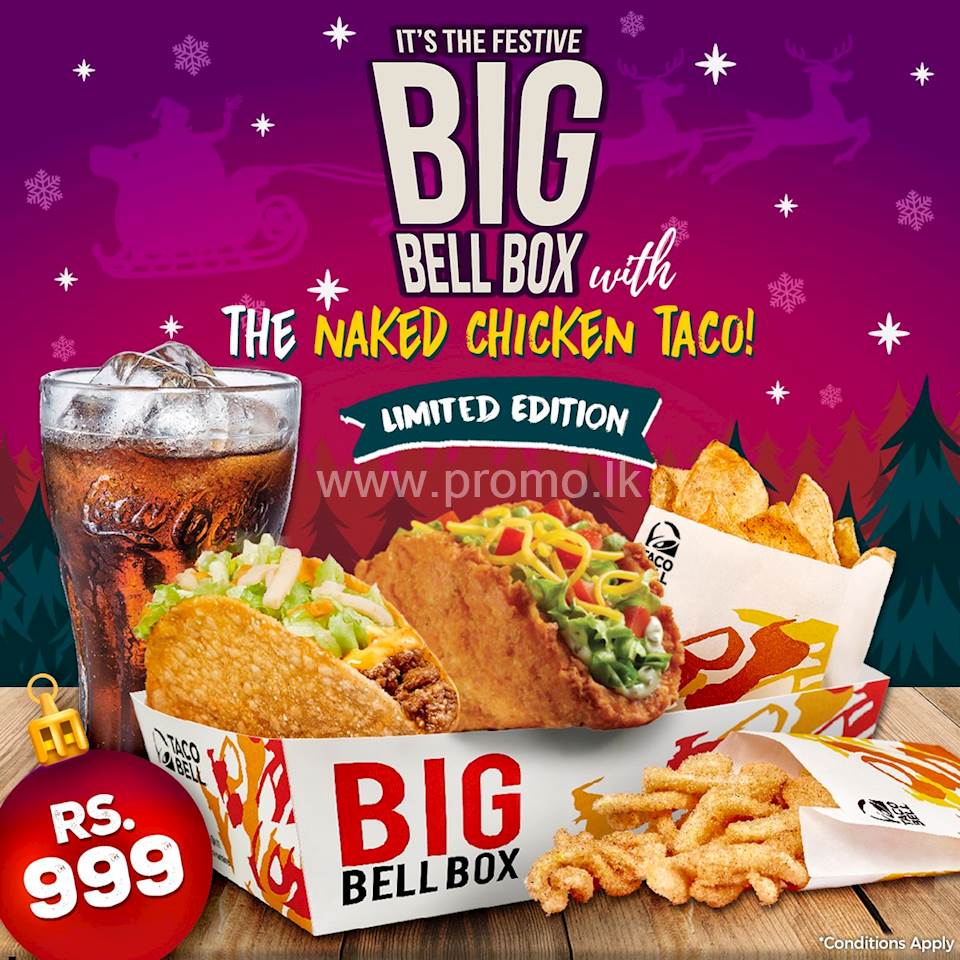 Celebrate and enjoy the season as Taco Bell introduces the Festive Big