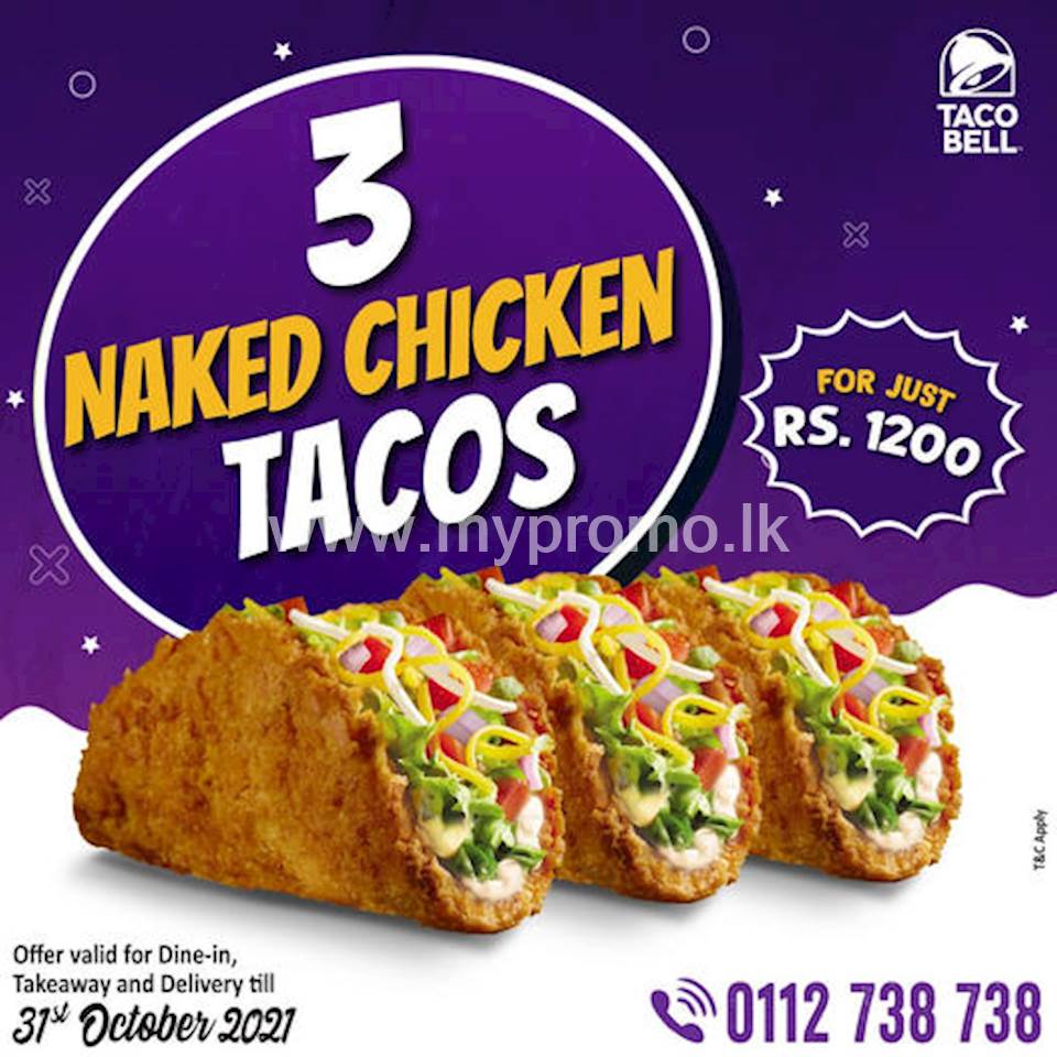 Naked Chicken Tacos For Just Rs At Taco Bell