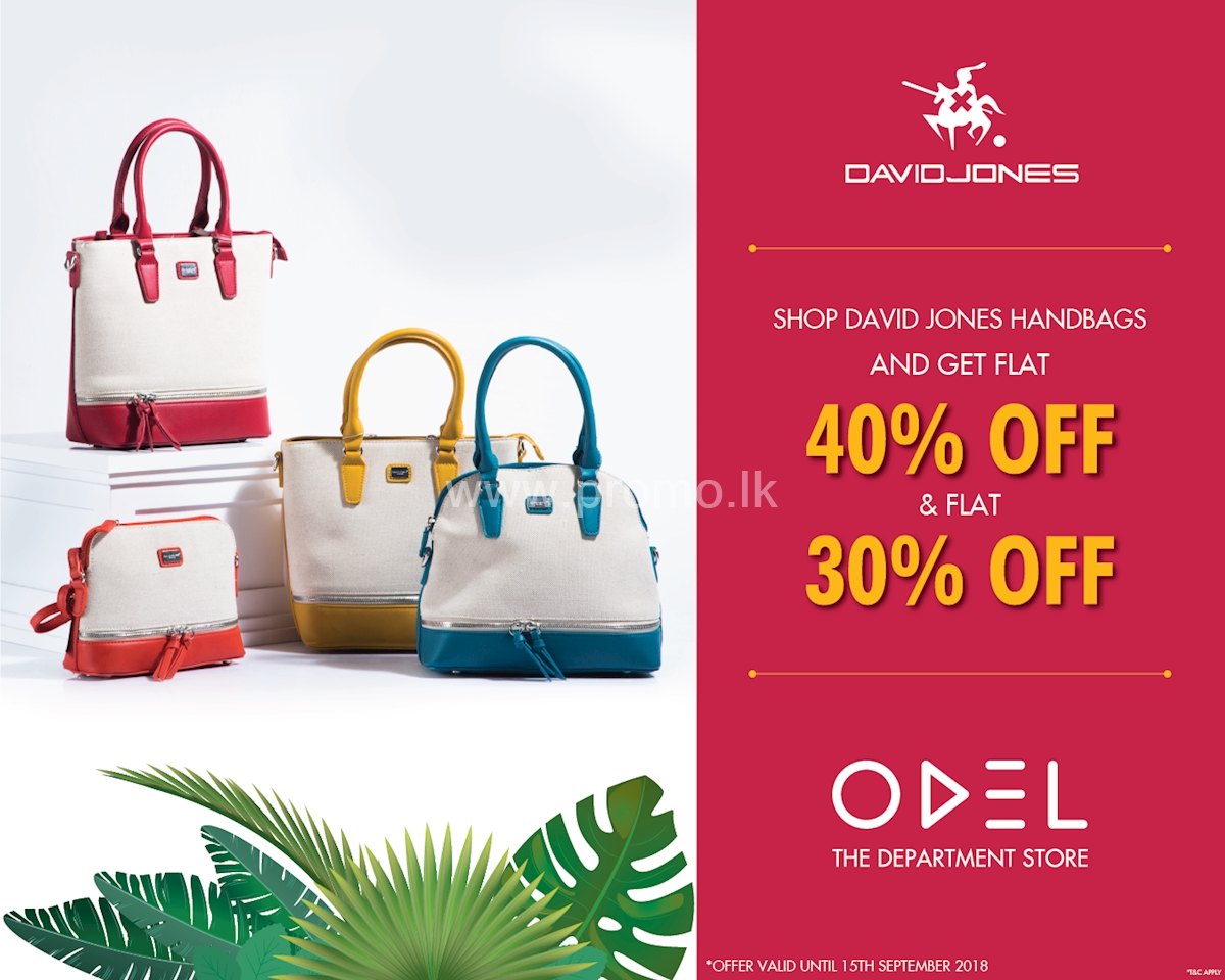David Jones Paris Bags Sri Lanka - Fashion Accessories Store