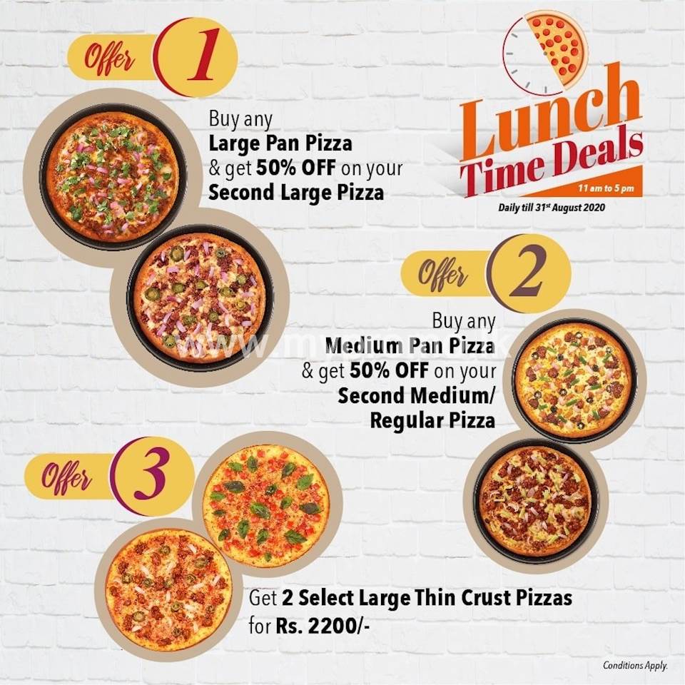 Lunch Time Deal at Pizza Hut