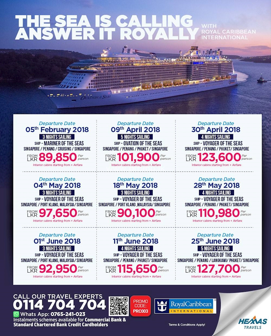 Royal Caribbean Cruise Malaysia / Really helpful and promised a full