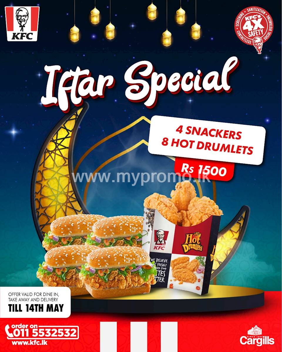 KFC Iftar Special for 1500/