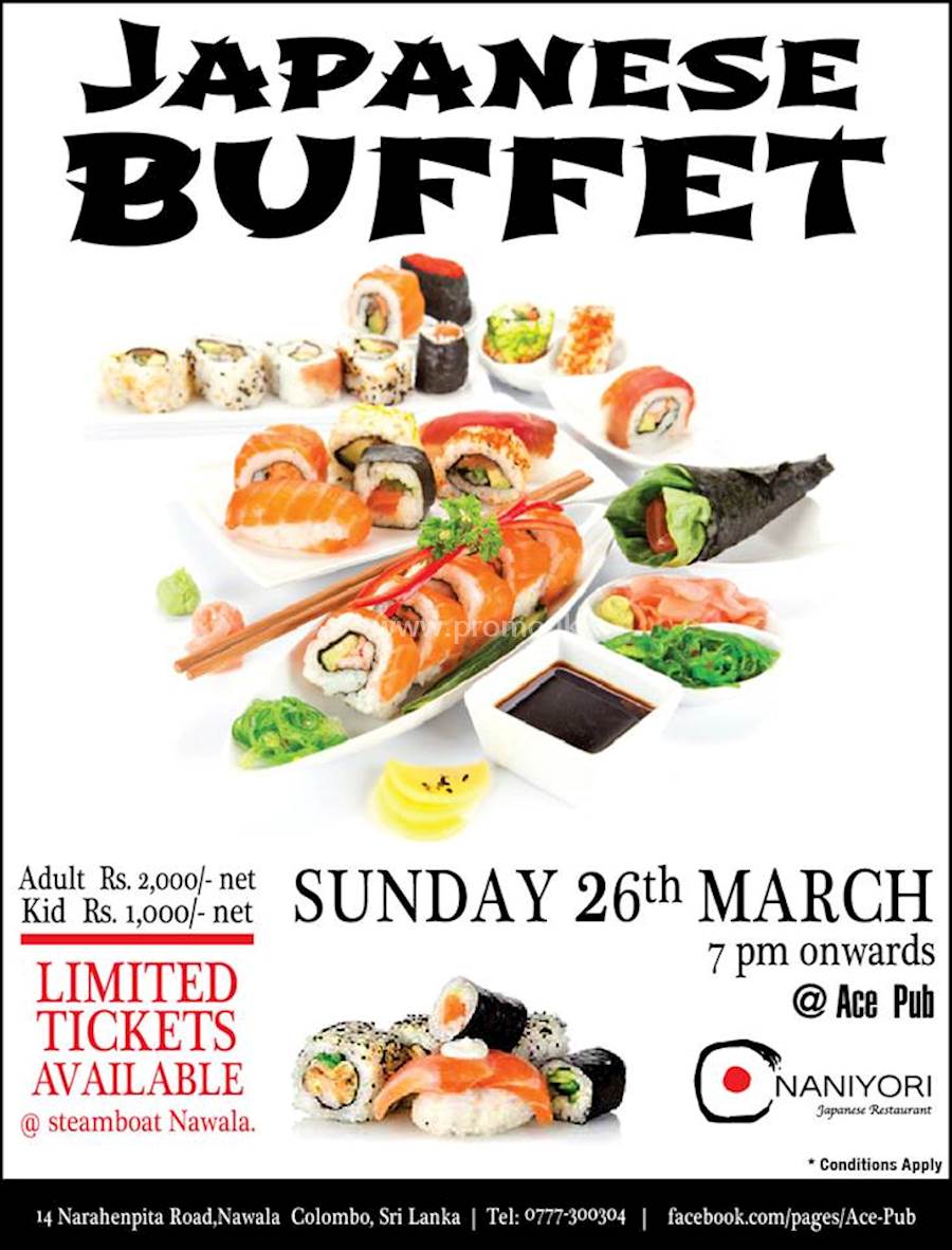 JAPANESE BUFFET from NANIYORI JAPANESE RESTAURANT