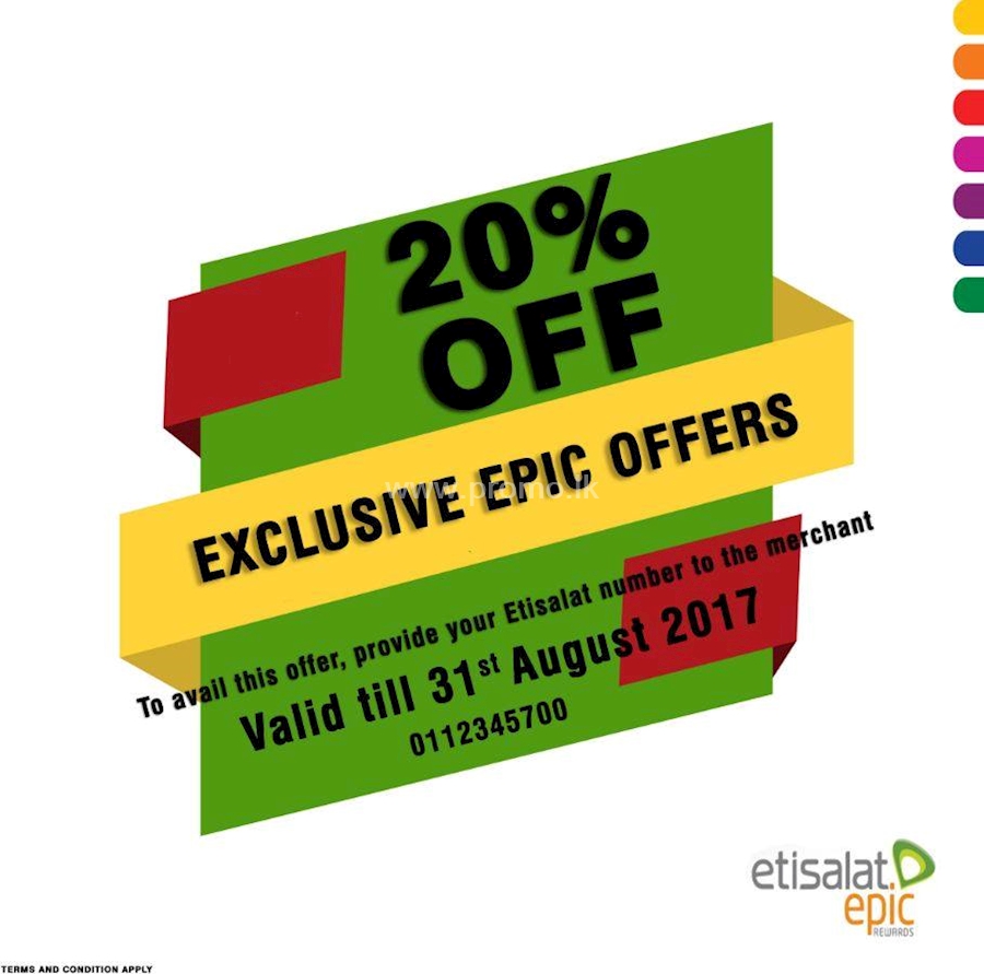 Get 20% OFF exclusive epic offers from 7Stories RANJANAS
