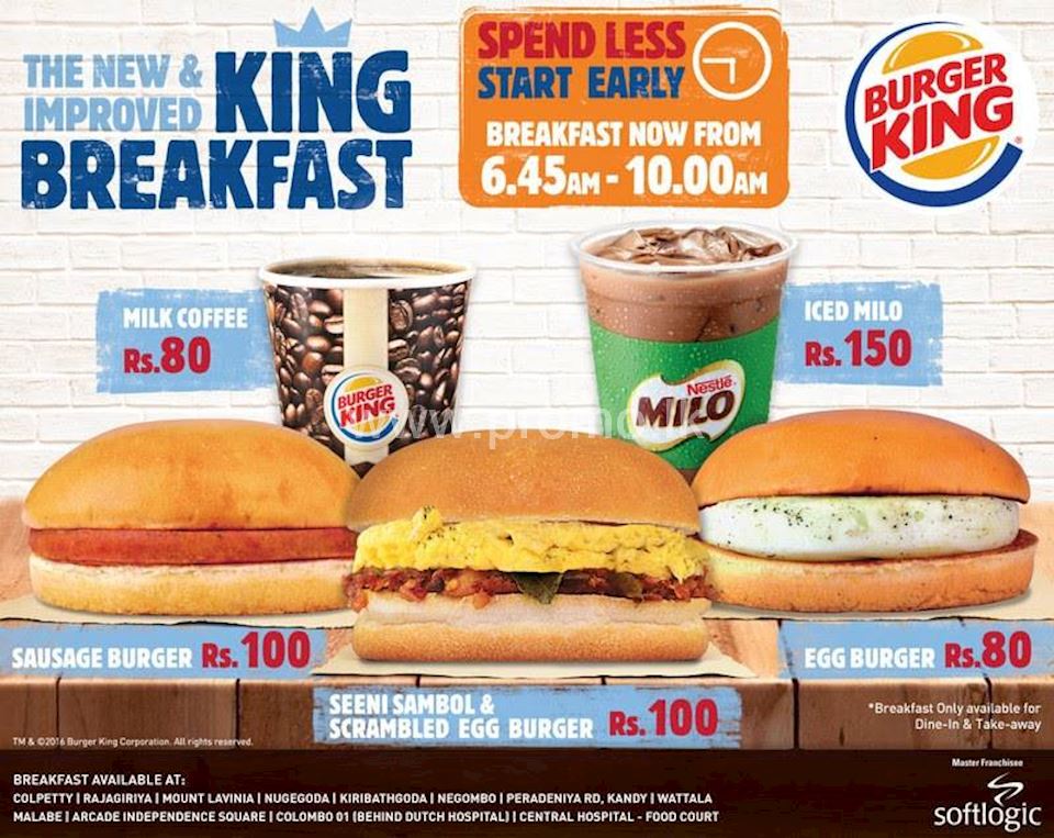 The New and Improved King Breakfast from Burger King