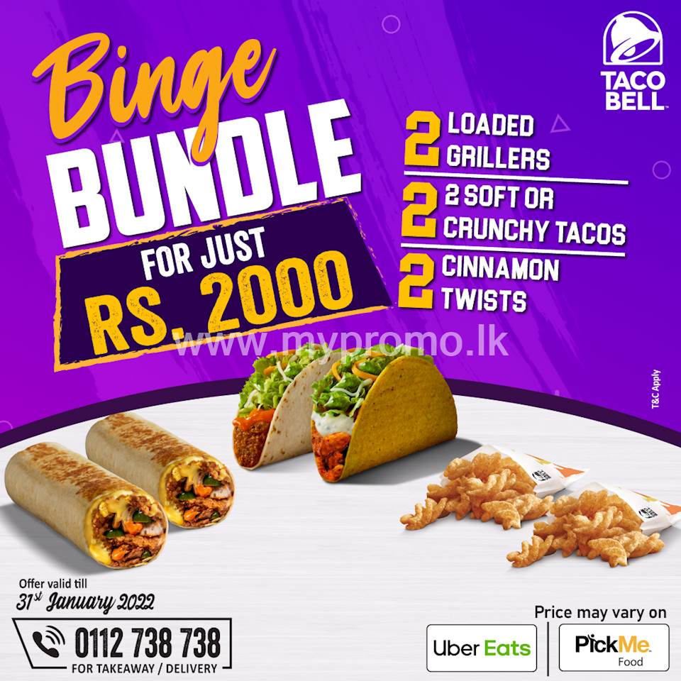  Binge Bundle from Taco bell! 