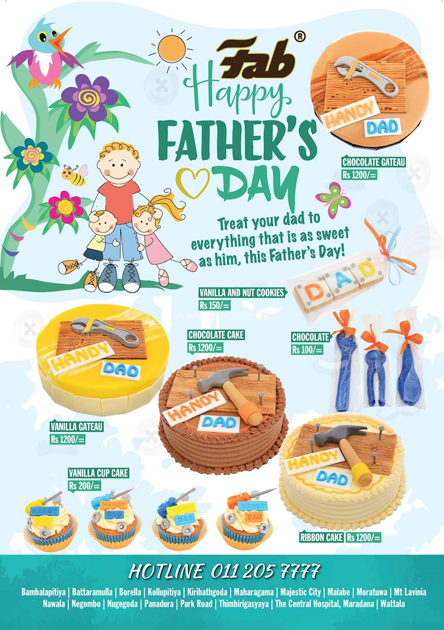 Treat your Dad to everything that is as sweet as him, this Father's Day from FAB FOODS