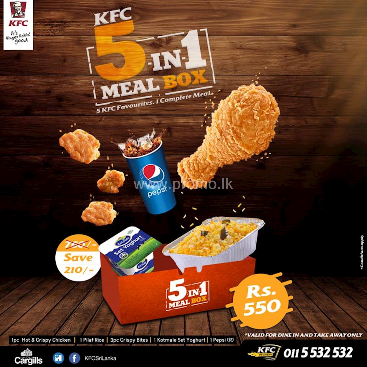 KFC 5-in-1 Meal Box