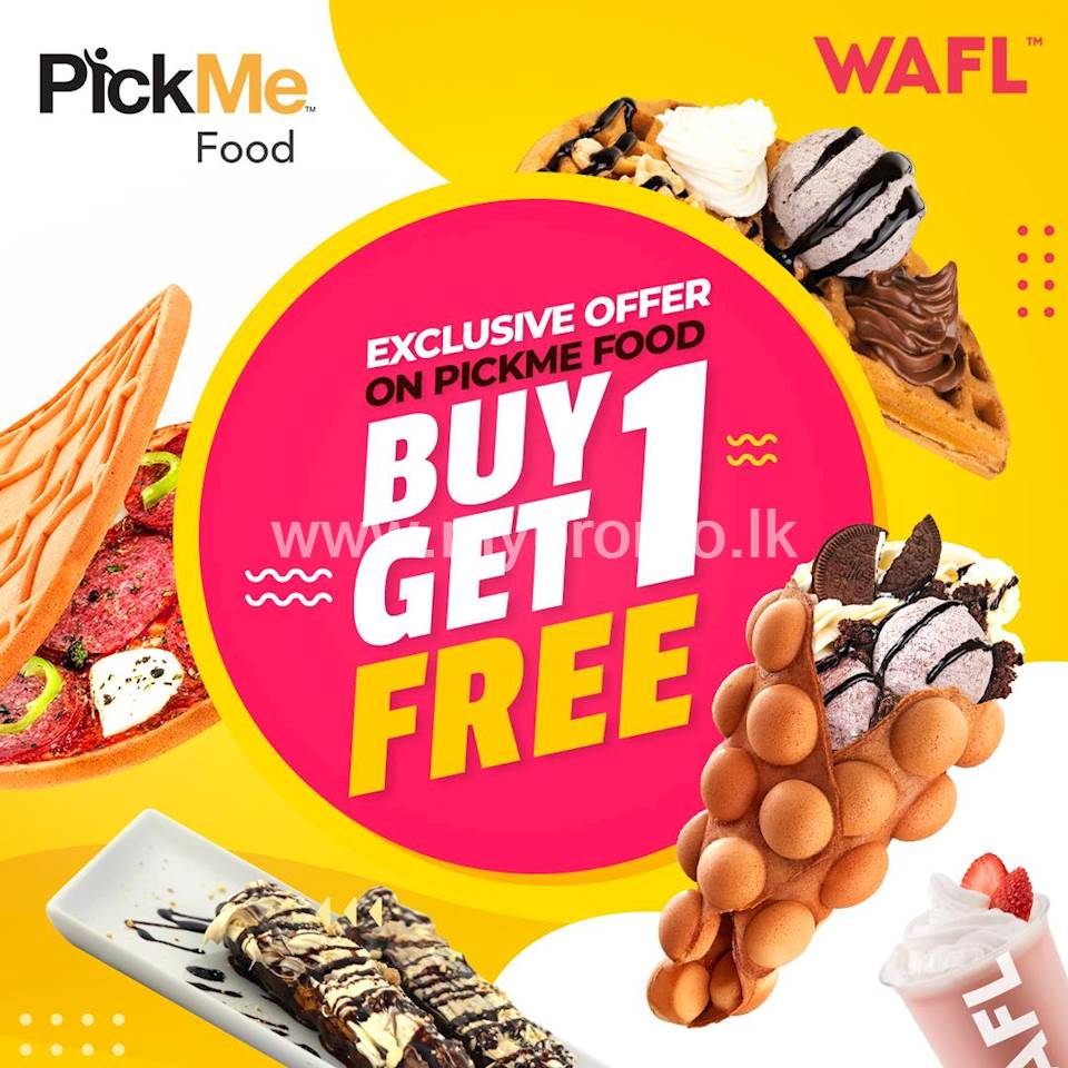 Buy 1 Get 01 Free on PickMe Food at WAFL
