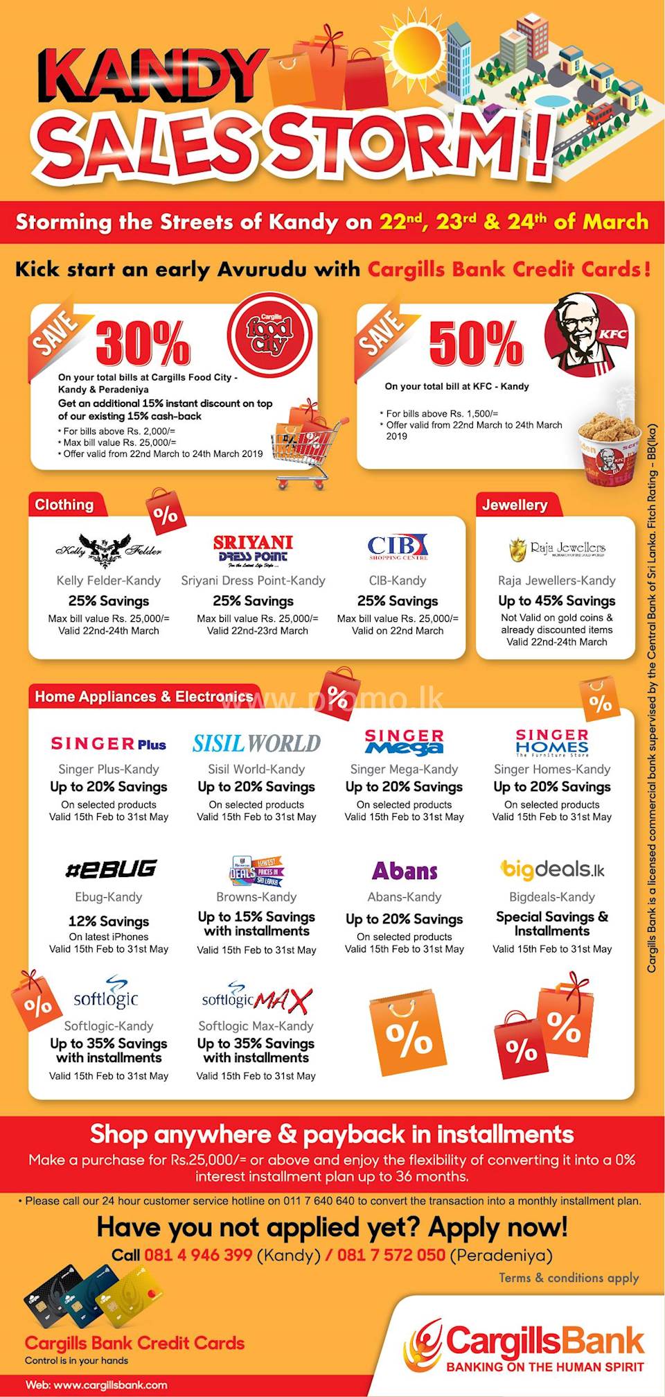 Kick start your Avurudu with Cargills Bank Credit Cards