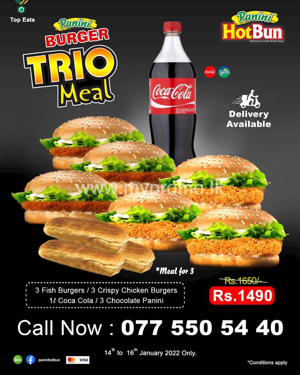 Panini Trio Meal..! 