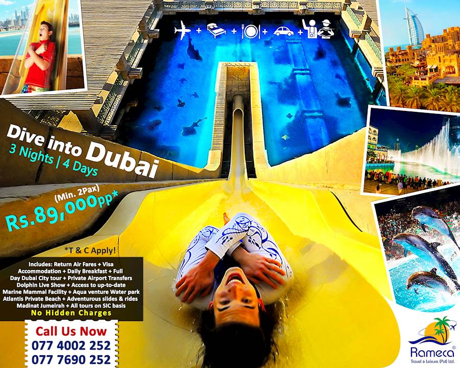 Dive into Dubai 3 Nights 4 Days with RAMECA TRAVELS