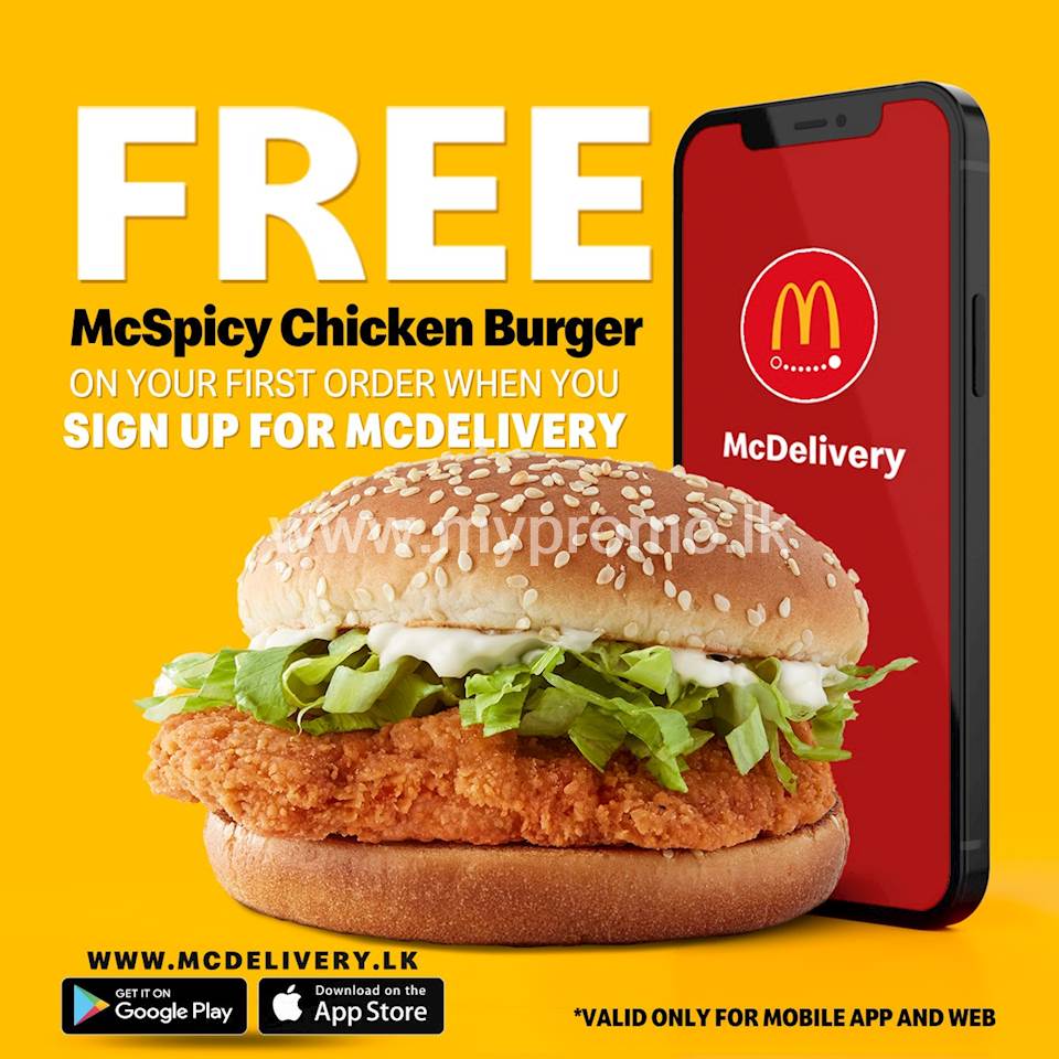 Exclsuive Offer for New Users at McDonalds - Get a FREE Mcspicy Burger ...