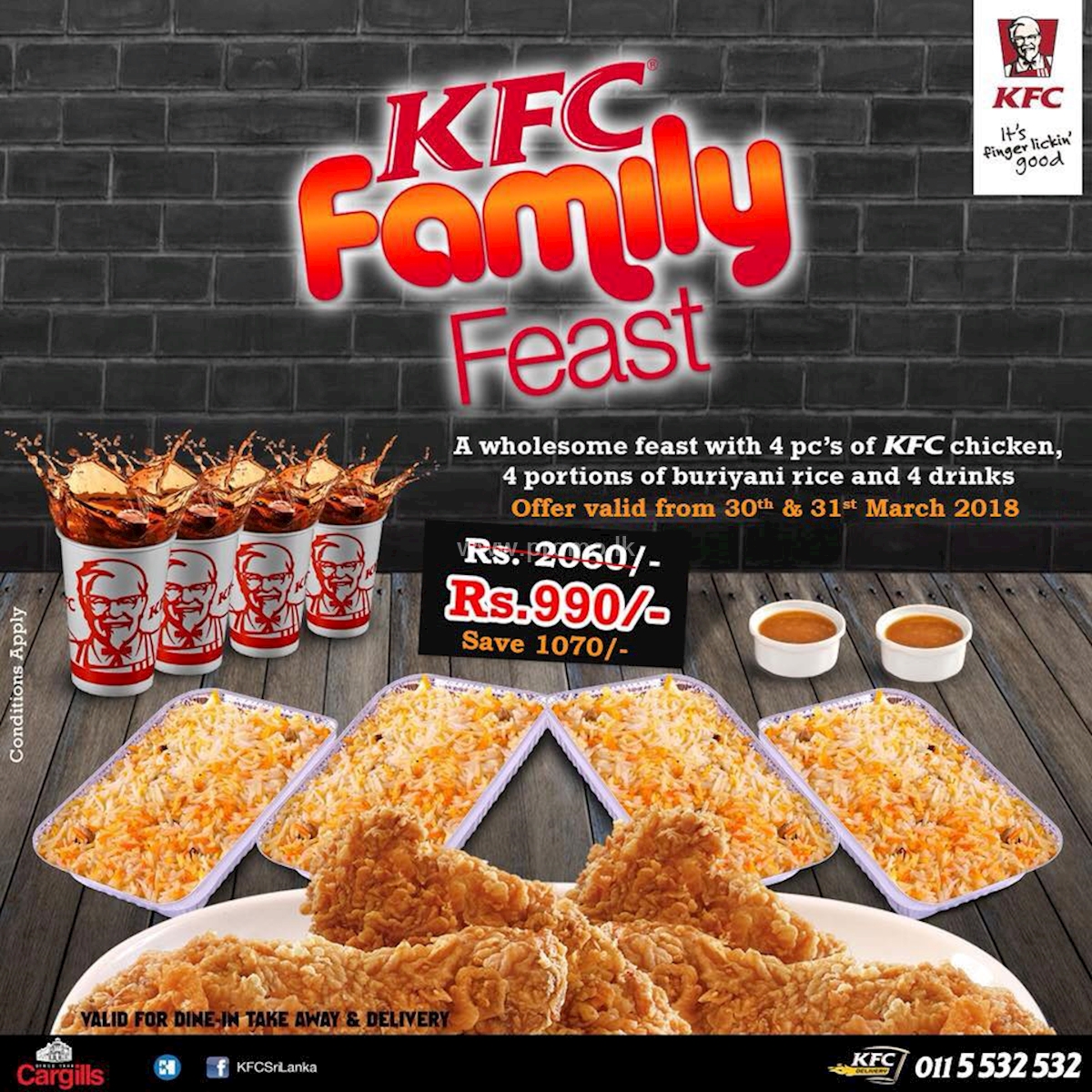 KFC Family Feast Is Back For You..