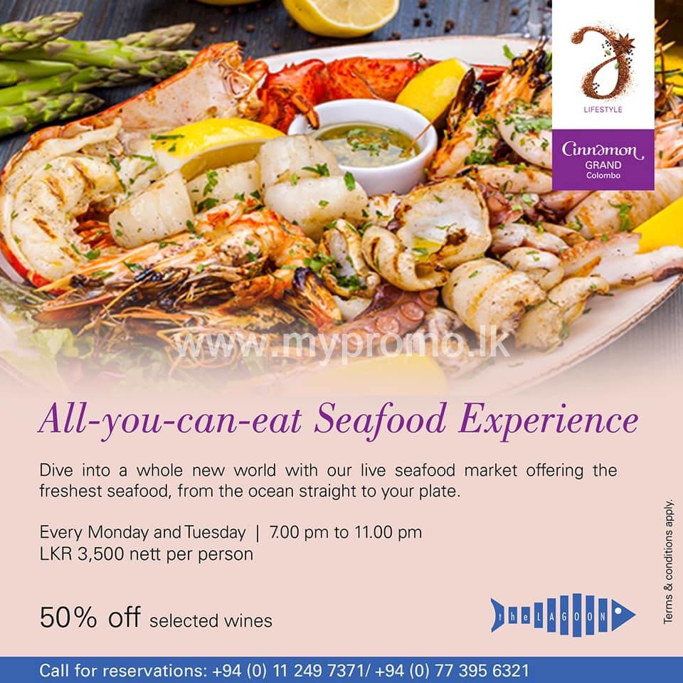 Allyoucaneat Seafood Experience at the Lagoon!