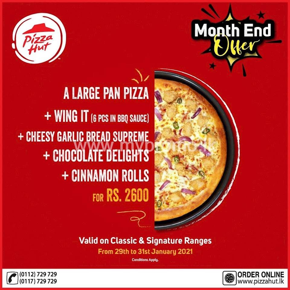 Pizza Hut’s Monthend Offer