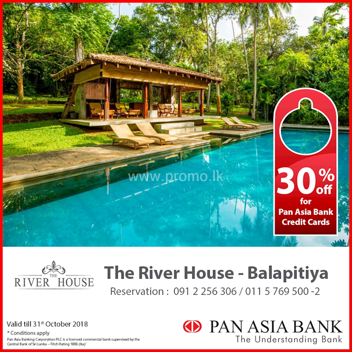 Get 30 Off At The River House For Pan Asia Cardholders - 