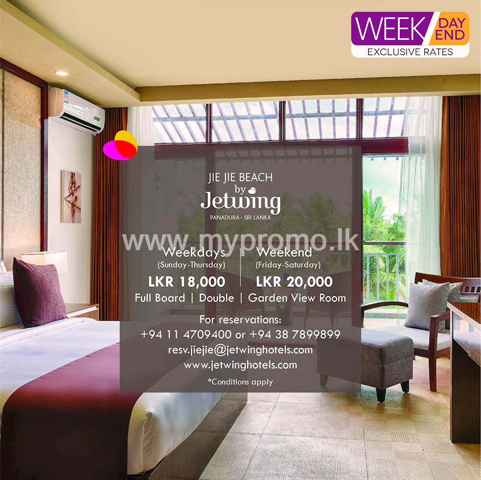 Fantastic rates for both weekdays and weekends at Jie Jie Beach by Jetwing