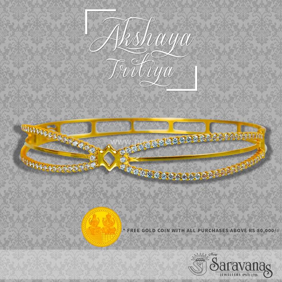Celebrate this Akshaya Tritiya and Free Gold coin while you purchase above Rs. 80,000/- at NEW SARAVANAS JEWELLERS
